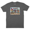 China Grove Postcard T-Shirt (Inspired by The Doobie Brothers) - Charcoal Heather