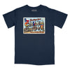China Grove Postcard T-Shirt (Inspired by The Doobie Brothers) - NAVY