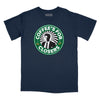 Coffee's for Closers Relaxed Fit T-Shirt - Navy