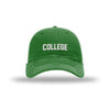 COLLEGE - Soft Mesh Trucker - KELLY
