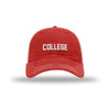 COLLEGE - Soft Mesh Trucker - RED