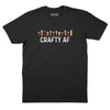 Crafty AF Beer T-Shirt - Black