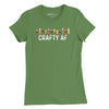 Crafty AF Beer Womens T-Shirt - Leaf