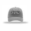 My First Rodeo Carbon Fiber Patch Dad Hat - GREY