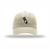 F-Bomb Carbon Fiber Patch Dad Hat - STONE