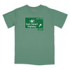 Dark Desert Highway Road Sign Relaxed Fit T-Shirt - Pine