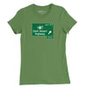 Dark Desert Highway Womens T-Shirt - Leaf