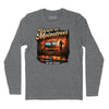 Down on Main Street Long Sleeve T-Shirt (Inspired by Bob Segar) - Charcoal Heather