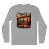 Down on Main Street Long Sleeve T-Shirt (Inspired by Bob Segar) - Heather Grey