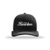 Drink Bourbon Structured Trucker - BLACK
