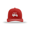 Golf Cart Structured Trucker - RED