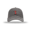 Golfing Santa Hat - Soft Mesh Trucker - GREY