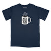 Hello Darkness Coffee Relaxed T-Shirt - NAVY