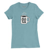 Hello Darkness Coffee Womens T-Shirt - Lagoon Blue