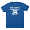 Home Taping is Killing Music T-Shirt - Royal