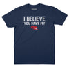 I Believe You Have My Stapler T-Shirt - Navy