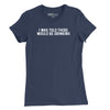 I Was Told There Would Be Drinking Womens T-Shirt - NAVY