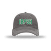 IR/SH Soft Mesh Trucker - Kelly & White - GREY