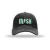 IR/SH Soft Mesh Trucker - White & Kelly - BLACK