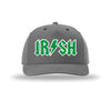 IRISH Lightning Bolt 5-Panel Structured Snapback Hat - STORM GREY