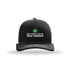 Irish Goodbye Shamrock Structured Trucker - BLACK