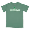 Just Here for the Shenanigans Shamrock Relaxed Fit T-Shirt - Pine