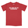 Just Here for the Shenanigans Relaxed T-Shirt - BRICK