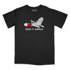 Keep it Simple Relaxed Fit T-Shirt - Black