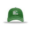 Let's Day Drink - Soft Mesh Trucker - KELLY