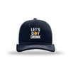 Let's Day Drink Sun Structured Trucker - NAVY
