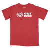 Live Fast Pet Dogs Relaxed T-Shirt - BRICK