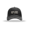 Live Fast Pet Dogs - Soft Mesh Trucker - BLACK