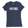 Live Fast, Pet Dogs Womens T-Shirt - NAVY
