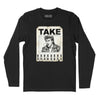Take On Me Handbill Long Sleeve T-Shirt (Inspired by A-Ha) - Black