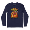 Mister Fahrenheit Relaxed Long Sleeve T-Shirt (Inspired by Queen) - Navy