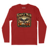 Simple Man Poison Whiskey Long Sleeve T-Shirt (Inspired by Lynyrd Skynyrd) - Red