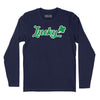 Lucky Shamrock Long Sleeve T-Shirt - Navy