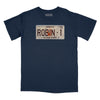 Magnum Pi License Plate Relaxed Fit T-Shirt - Navy