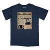Smiths Grove Sanitarium Michael Myers Admission Form Relaxed Fit T-Shirt - Navy