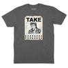 Take On Me Handbill T-Shirt (Inspired by A-Ha) - Charcoal Heather