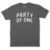Party of One T-Shirt - Charcoal Heather