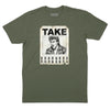 Take On Me Handbill T-Shirt (Inspired by A-Ha) - OD Green