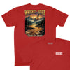 Whiskey River T-Shirt (Inspired by Willie Nelson) - Red