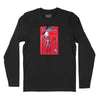 Starman Action Figure Long Sleeve T-Shirt (Inspired by the David Bowie) - Black