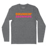 Drunkin' Grownups Long Sleeve T-Shirt - Charcoal Heather
