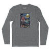Lucius Clay Action Figure Long Sleeve T-Shirt (Inspired by the Charlie Daniels Band) - Charcoal Heather