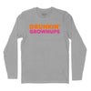 Drunkin' Grownups Long Sleeve T-Shirt - Heather Grey