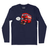 What a Heavenly Way to Die Long Sleeve T-Shirt (Inspired by The Smiths) - Navy