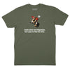 I Have Never Met Napoleon T-Shirt (Inspired by Steely Dan) - OD GREEN