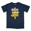 No Shoes No Shirt No Problem Relaxed T-Shirt - NAVY
